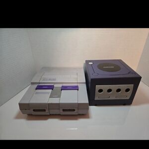 Nintendo Game Consoles - Gray and Purple